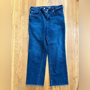 Anthropologie High Rise Jeans With Frayed Hem by Pilcro